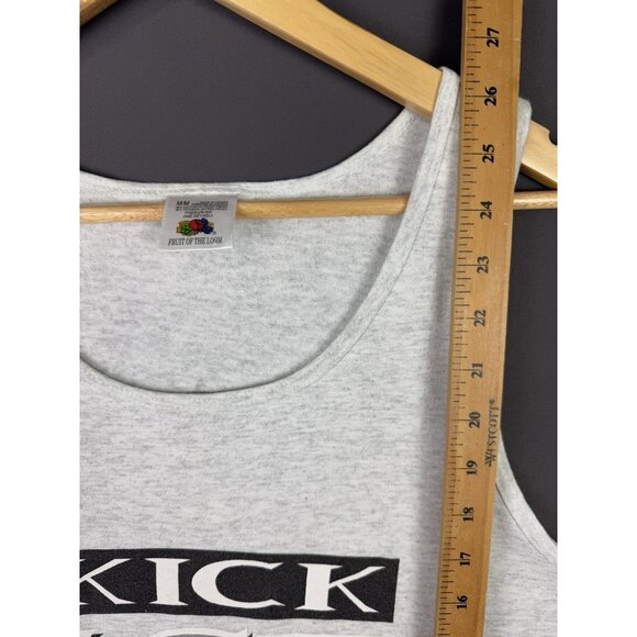 Vintage 1993 Labatt Brewing Kick Ice Beer Alcohol Tank Top Grey Shirt Logo Art - Picture 8 of 8